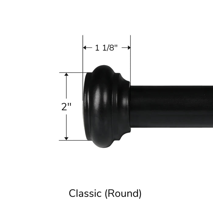 Riley | Length Adjustable | Curtain Rod