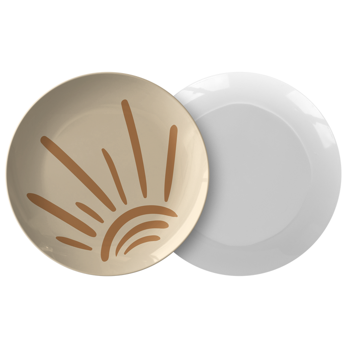 Rise n' Shine Plastic Dinner Plate - Dakoda Goods & Co.