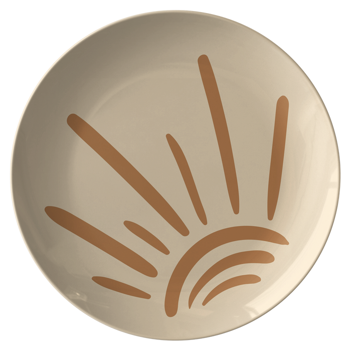 Rise n' Shine Plastic Dinner Plate - Dakoda Goods & Co.