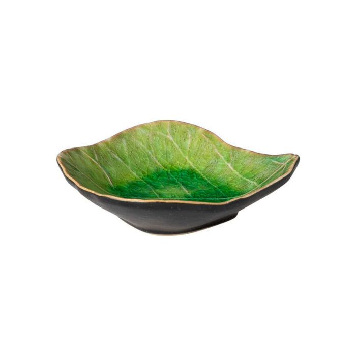 Riviera Leaf Dip Dish - Green