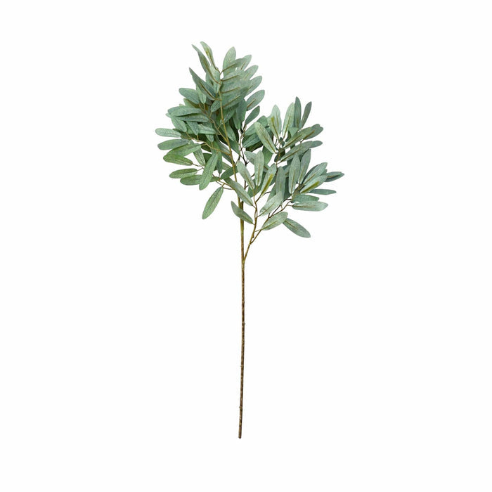 Rucus Leaf Grey Faux Foliage