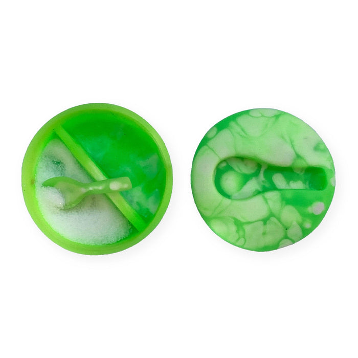 Salt & Pepper Container Resin Swirl  Clover