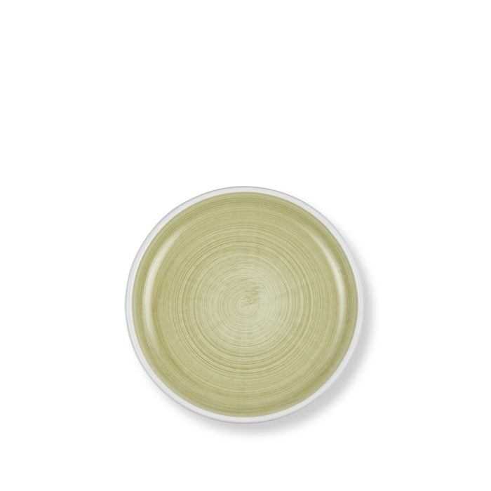 S&B 'Brushed' Ceramic Side Plate in Season Green, 21cm