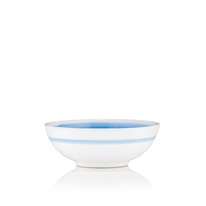 S&B 'Brushed' Ceramic Soup Bowl in Light Blue, 16cm