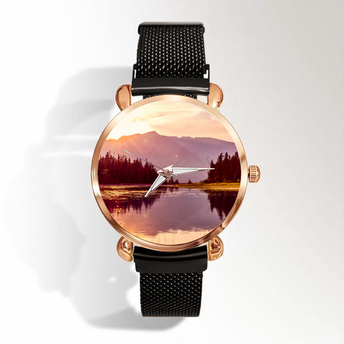 Scenic Watch Multicolor Women’s Magnetic Buckle Quartz Wrist Watch