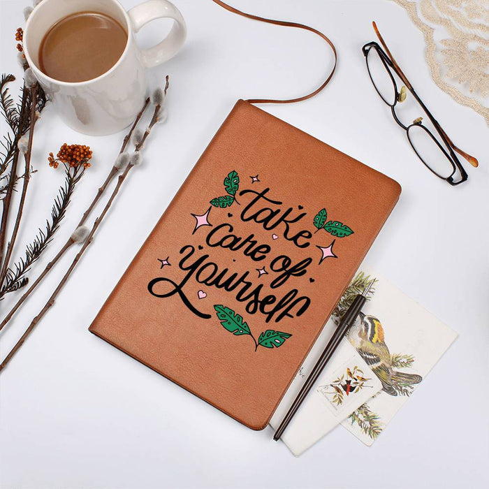 Self Journal Vegan Leather - Take Care of Yourself
