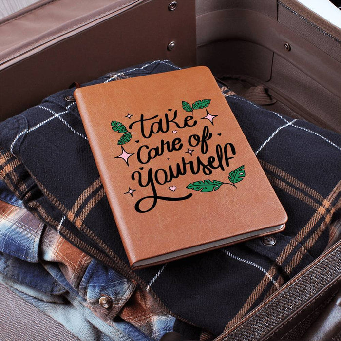 Self Journal Vegan Leather - Take Care of Yourself