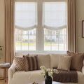 Silk Chic Sheer | Tulip Relaxed Roman Shades