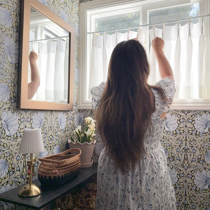 Silk Chic｜Sheer｜Café Curtains