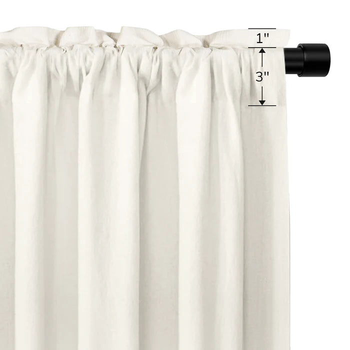 Silk Chic｜Sheer｜French Door Curtains