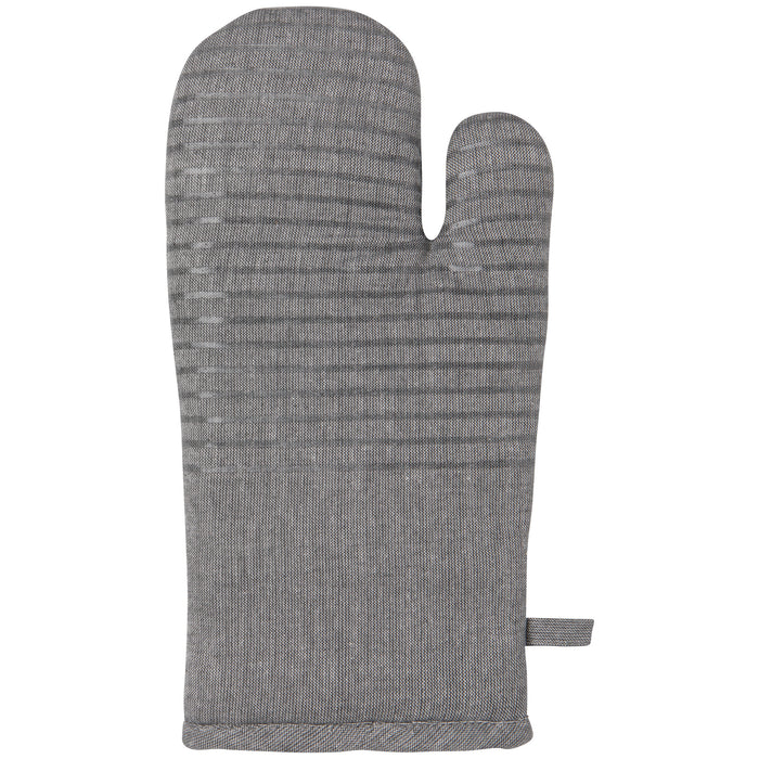 Slate Silicone-Cotton Oven Mitt