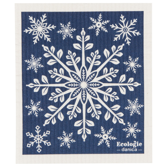 Snowflake Ornament Swedish Dishcloth