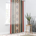 Southwestern Window Curtain Sunrise Canyon Sheer Curtain for Living Room Bedroom