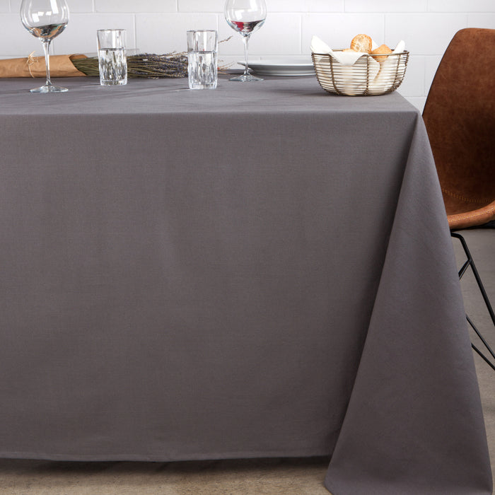 Spectrum Tablecloth Charcoal 60 x 90 inch