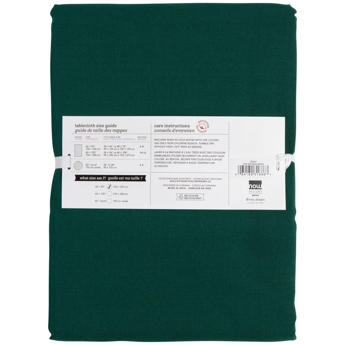 Spectrum Tablecloth Spruce 60 x 90 inch
