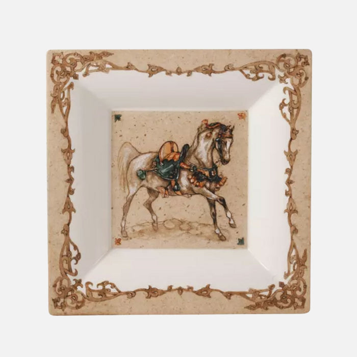 Square candy tray  - Wind Horses (22 x 22cm)