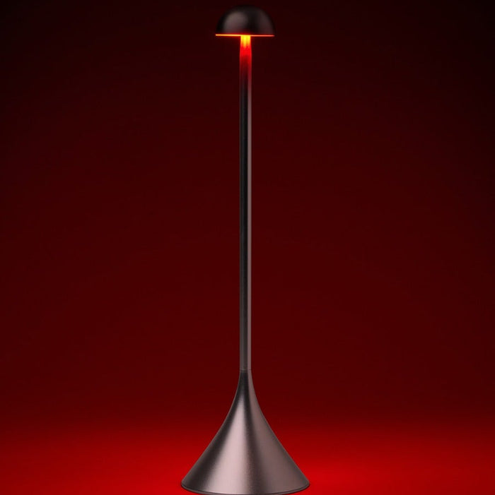 Steli Dome Protable LED Table Lamp, Silver