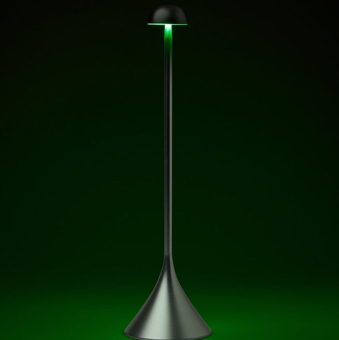Steli Dome Protable LED Table Lamp, Silver