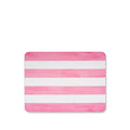 'Stripe' Cork-Backed Placemat in Rose Pink, 29 x 38cm