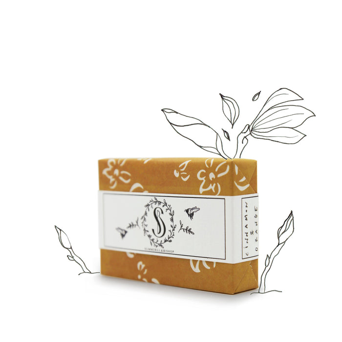 Summerill & Bishop Cinnamon & Orange Handmade Soap, 100g