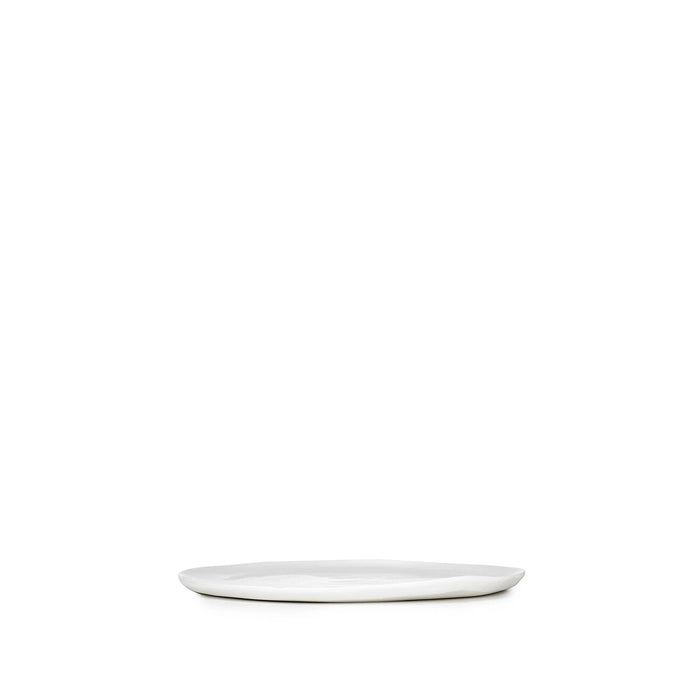Summerill & Bishop Handmade 20cm Porcelain Side Plate with Plain Rim