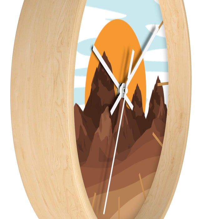 Sunrise Mountain Wall Clock - Dakoda Goods & Co.
