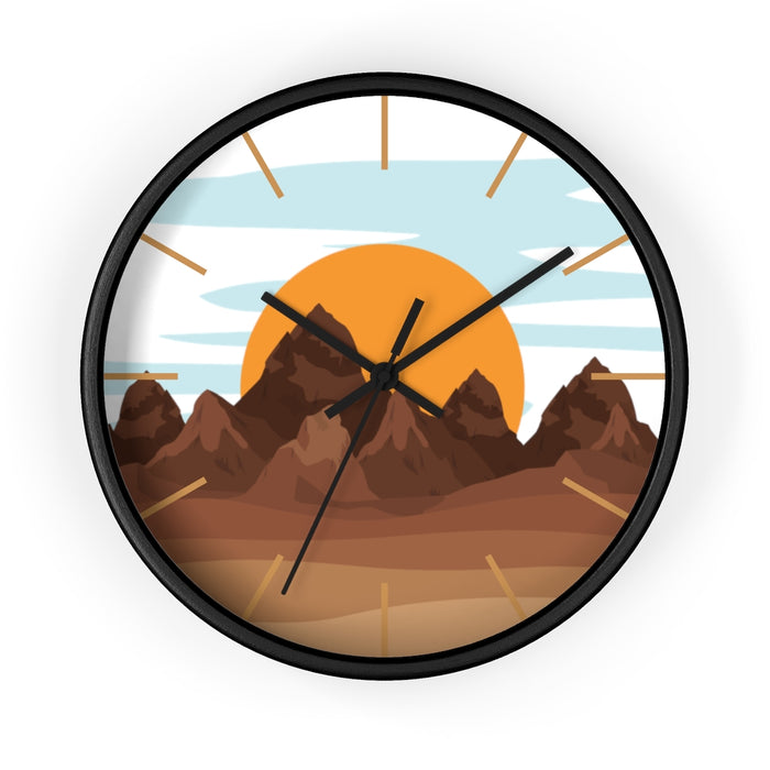Sunrise Mountain Wall Clock - Dakoda Goods & Co.