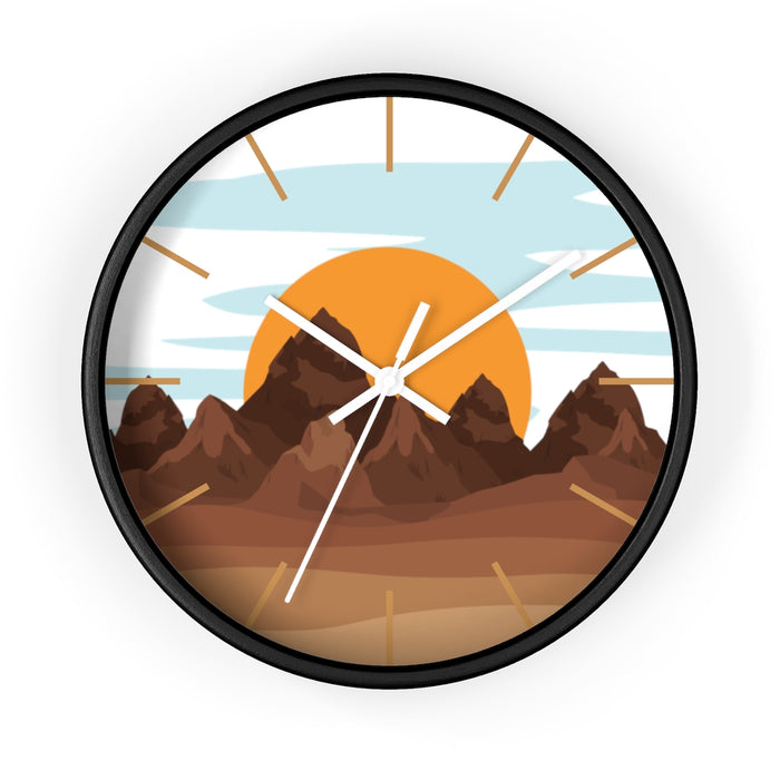 Sunrise Mountain Wall Clock - Dakoda Goods & Co.