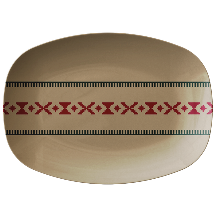 Sunset Canyon Serving Platter Plastic Platter for Serving