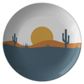 Sunset Desert Plastic Dinner Plate