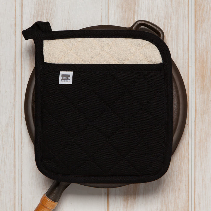 Superior Black Pocket Potholder