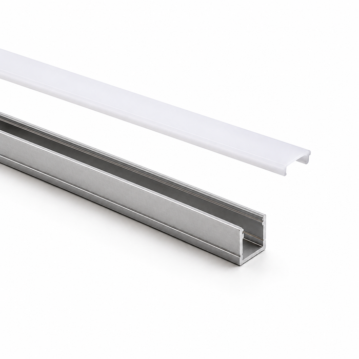Surface 100 23" Aluminum LED Light with Frosted Diffuser