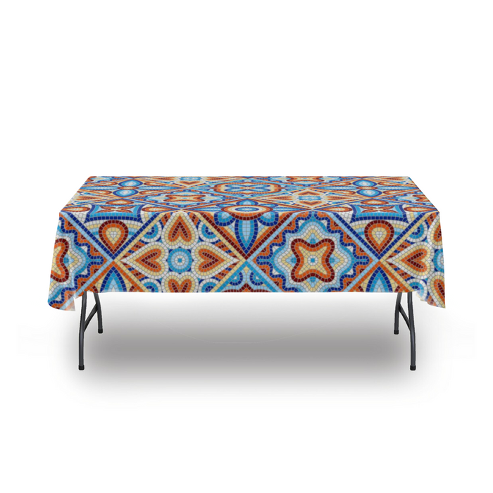 Tablecloth Mural Print Polyester Fade Resistant Table Cloth - Dakoda Goods & Co.