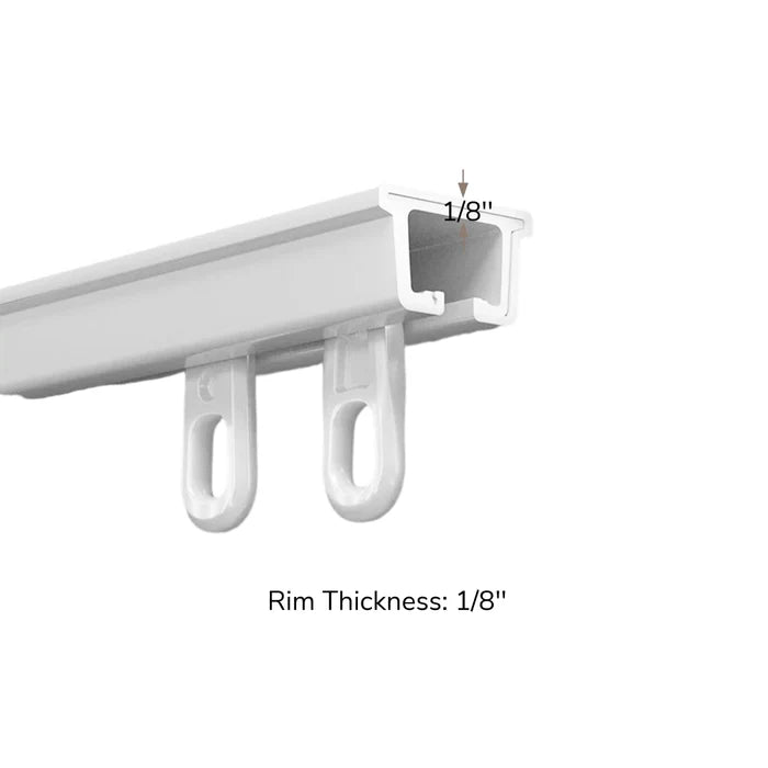 Taylor | Length Adjustable | Pleated Header Track
