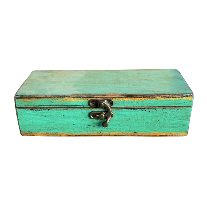Teal Albasia Keepsake Box