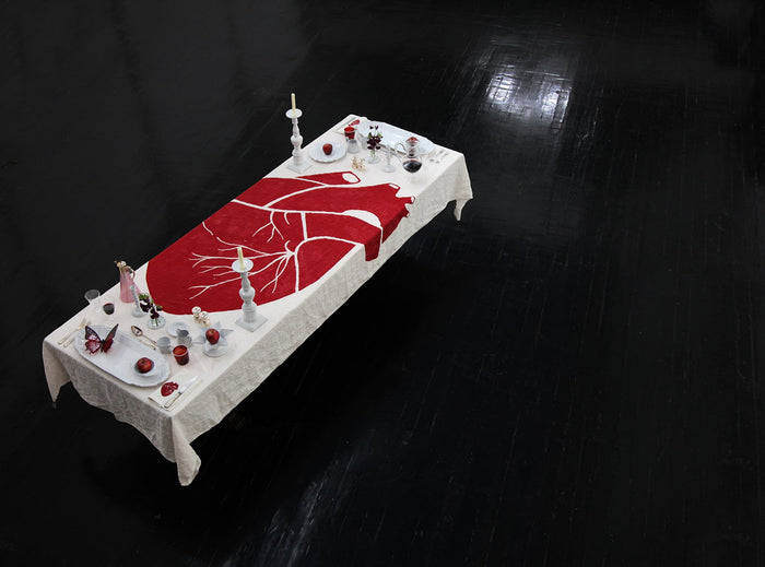 "The Heart Of The Home" Summerill & Bishop x Solange Linen Napkin, 50x50cm