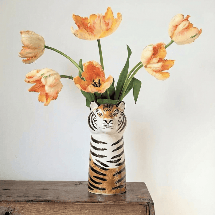 Tiger Flower Vase