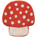 Toadstool Beaded Throw Pillow