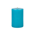 Turquoise Pillar Candle 100mm