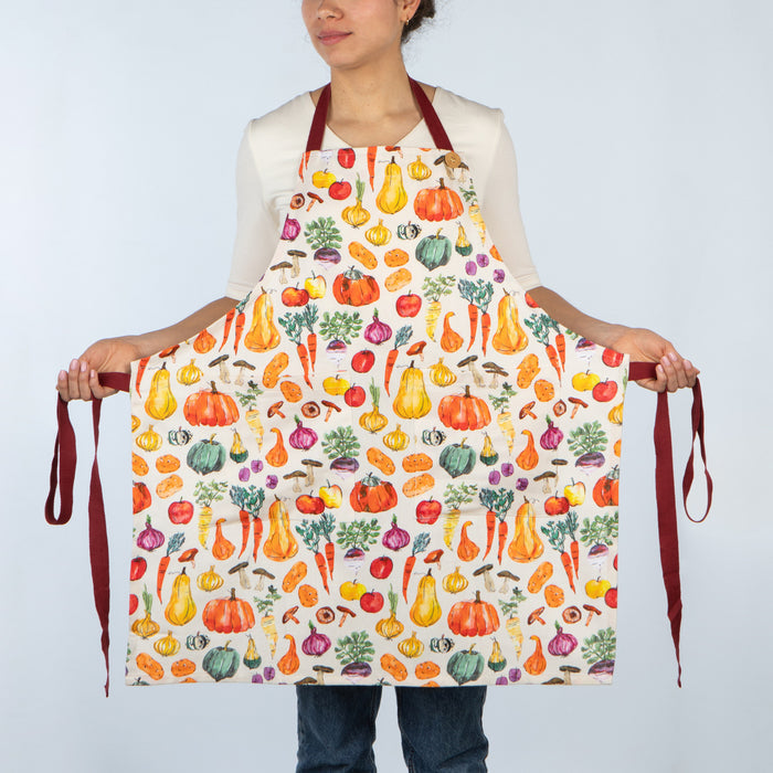 Veggie Stand Spruce Apron