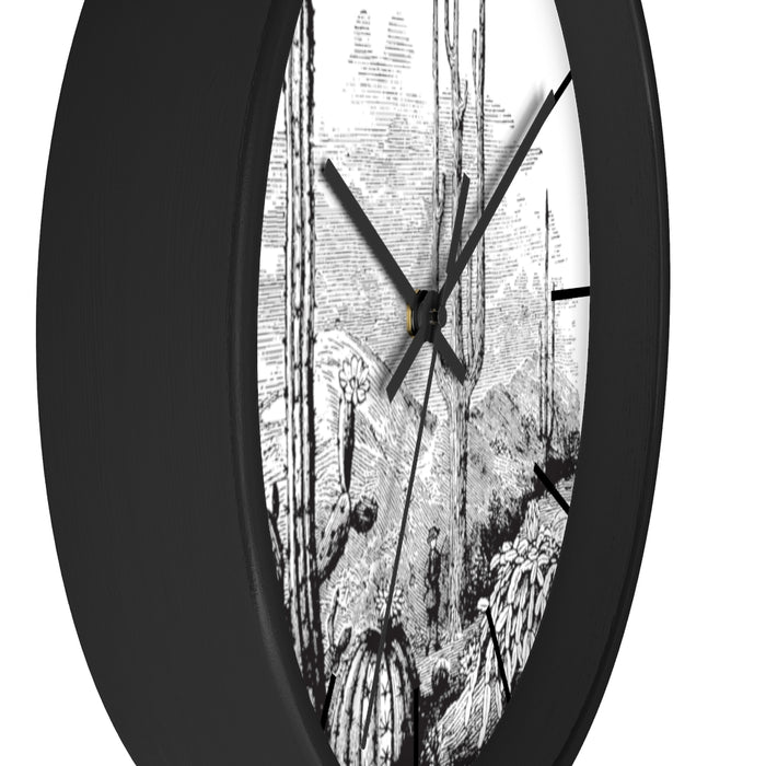 Wall Clock, Clocks, Midwest, Desert Theme, Wooden Clock, Time, Wall Decor - Dakoda Goods & Co.