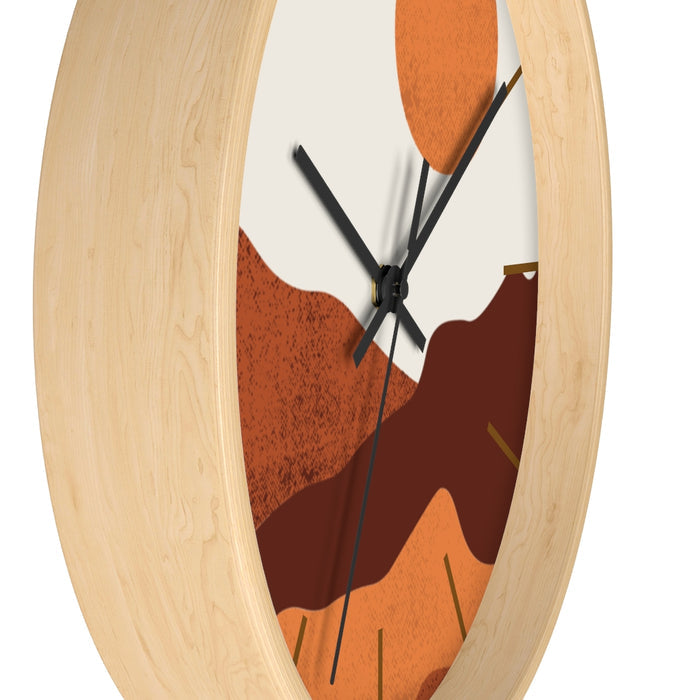 Wall Clock, Clocks, Midwest, Desert Theme, Wooden Clock, Time, Wall Decor - Dakoda Goods & Co.