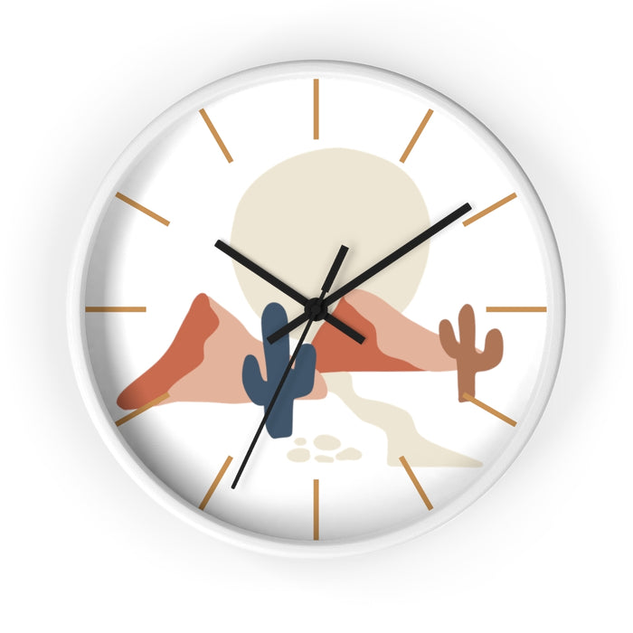 Wall Clock, Clocks, Midwest, Desert Theme, Wooden Clock, Time, Wall Decor - Dakoda Goods & Co.