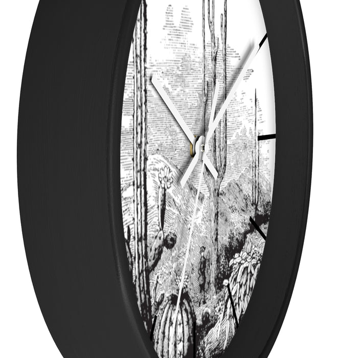 Wall Clock, Clocks, Midwest, Desert Theme, Wooden Clock, Time, Wall Decor - Dakoda Goods & Co.