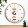 Wall Clock, Clocks, Moon Faces, Organic Theme, Wooden Clock, Time, Wall Decor - Dakoda Goods & Co.