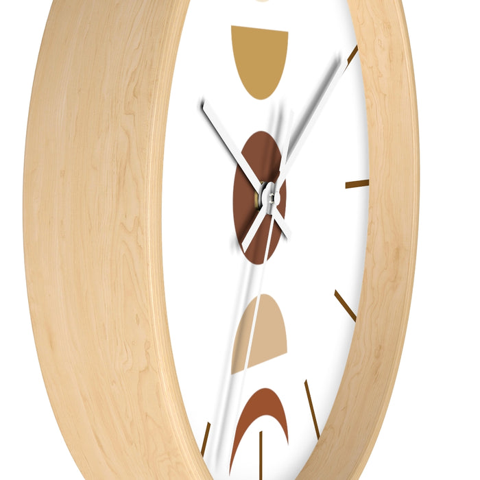 Wall Clock, Clocks, Moon Faces, Organic Theme, Wooden Clock, Time, Wall Decor - Dakoda Goods & Co.
