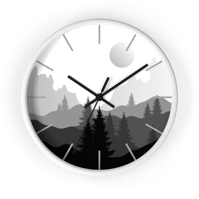 Wall clock Full Moon Forrest