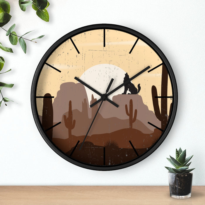 Wall Clock, Wolf Mountain Sunrise - Dakoda Goods & Co.