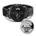 Watch for Dad, I Hooked the Best Dad Engraved Watch Waterproof