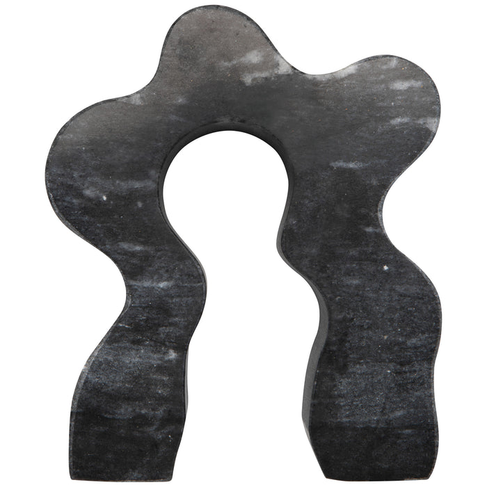 Wave Marble Bookend